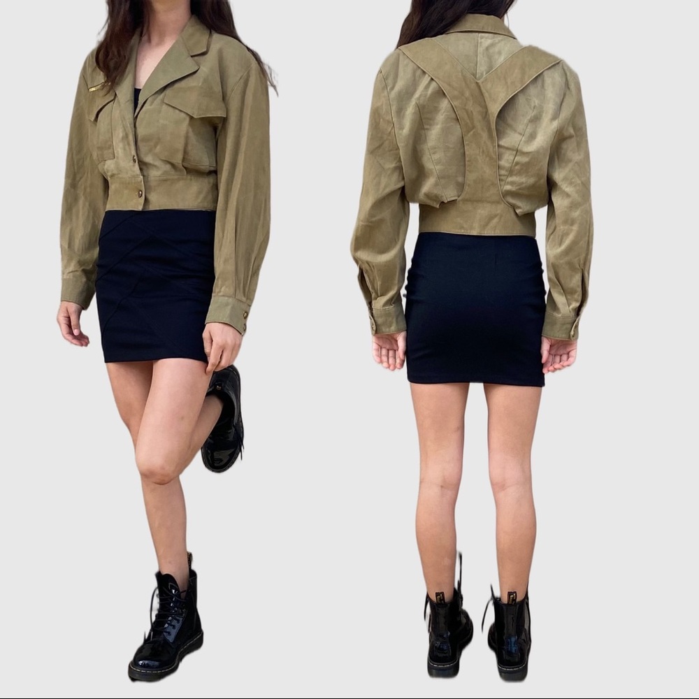 AWOL Green Cropped Jacket
